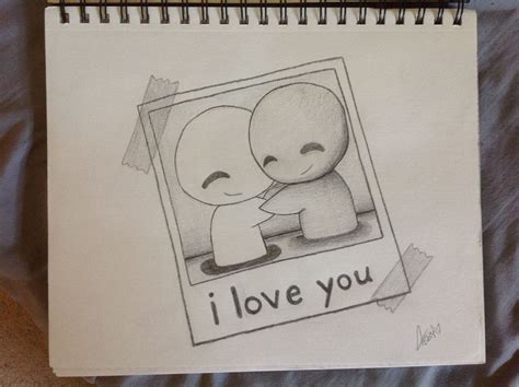 120 Best Cute love drawings ideas .